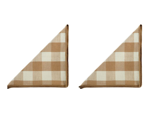 Beige Linen Napkin Set (x2)