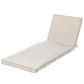 Beige Polyester Sun Lounger Cushion