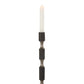 Black Aluminium Candle Holder