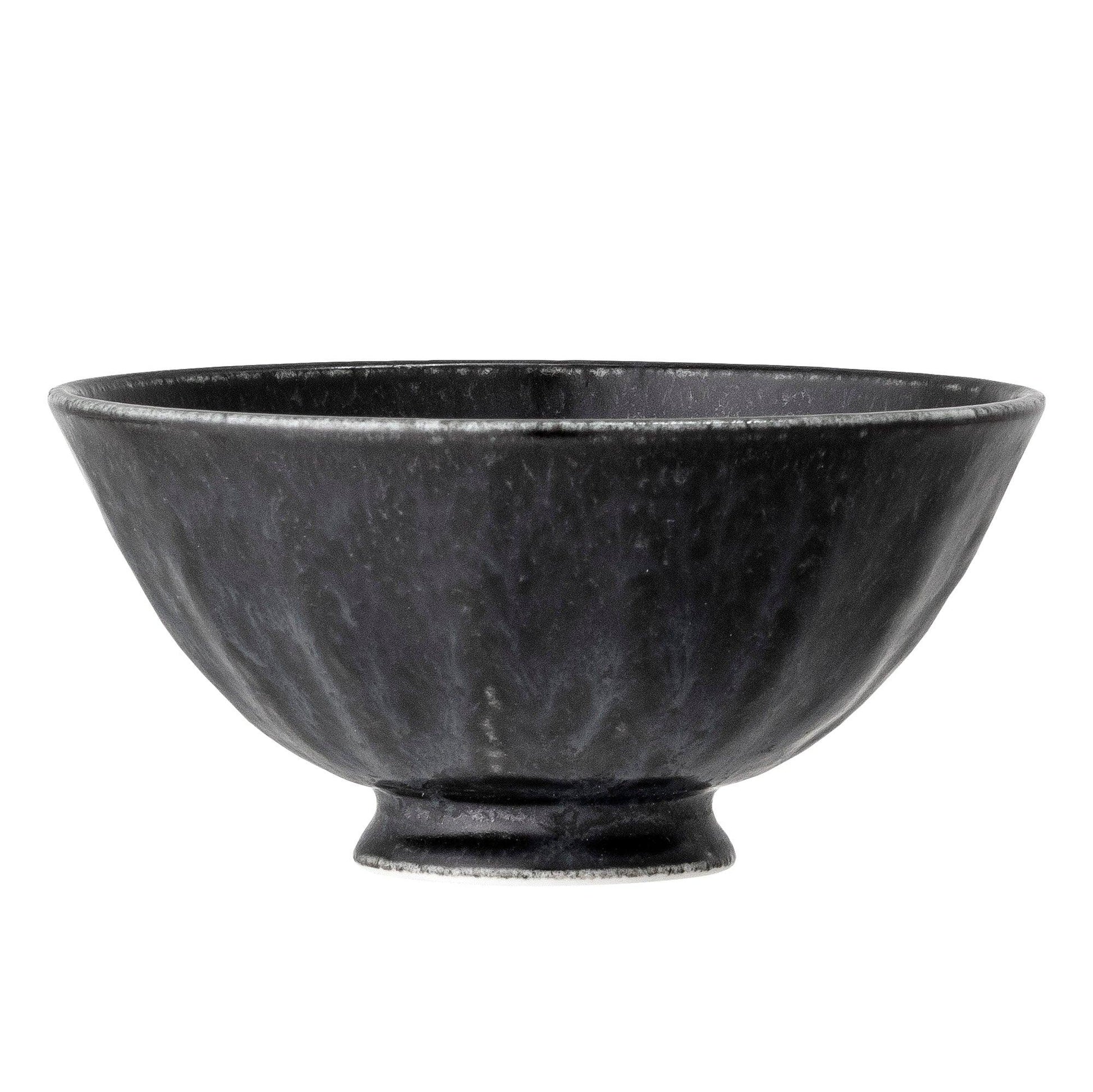 Black Ceramic Bowl Set (x4)