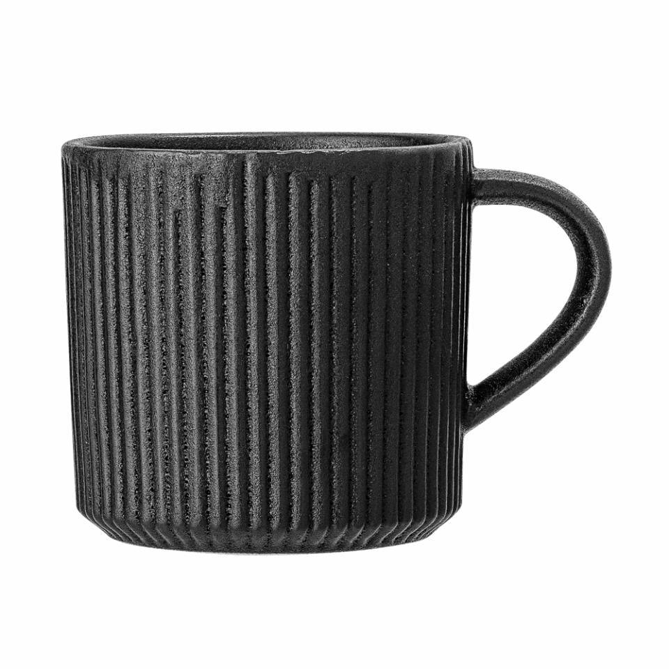 Black Ceramic Mug Set (x6)