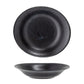 Black Ceramic Soup Plate Set (x4)