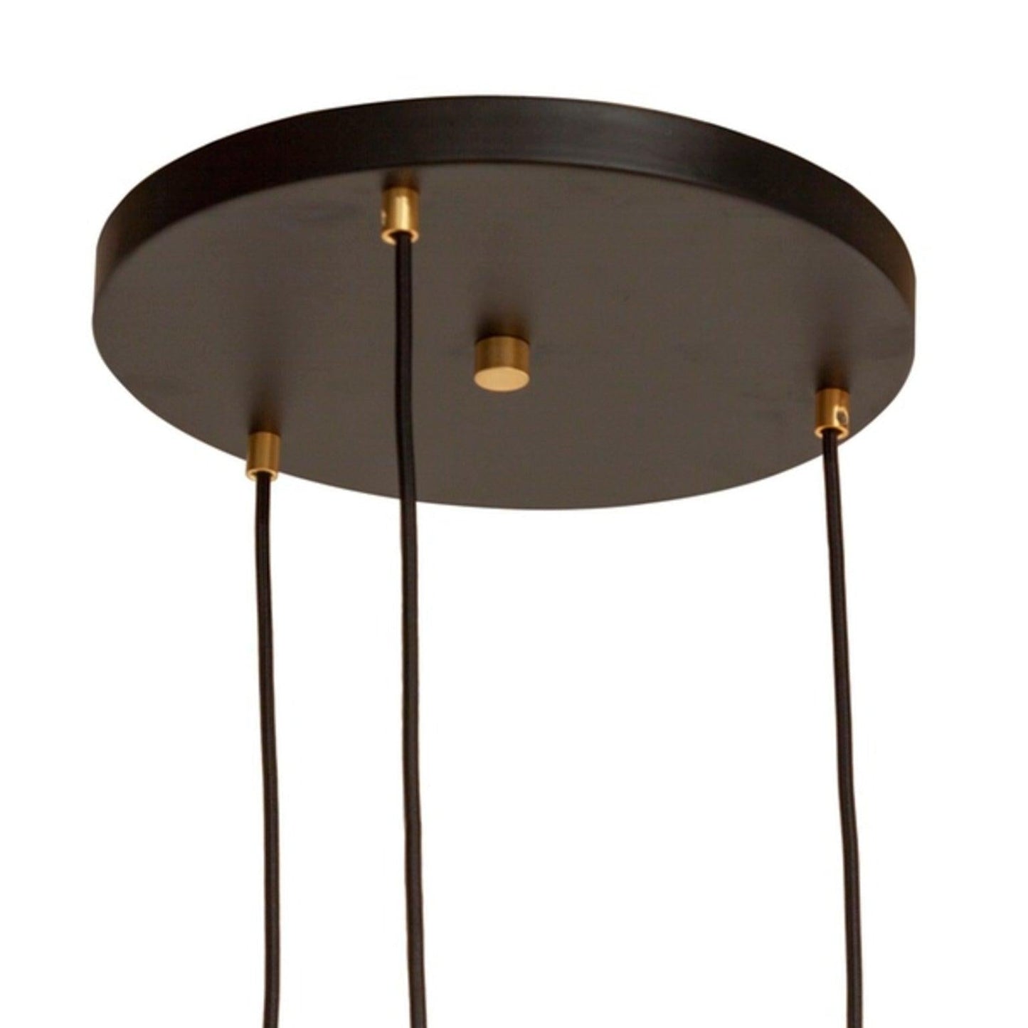 Black Glass Ceiling Lamp