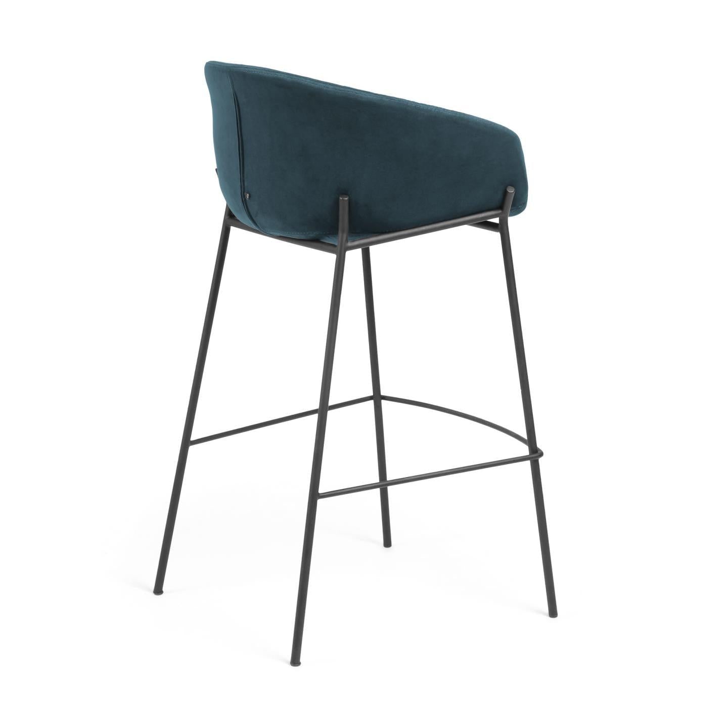 Black Iron Legs Barstool