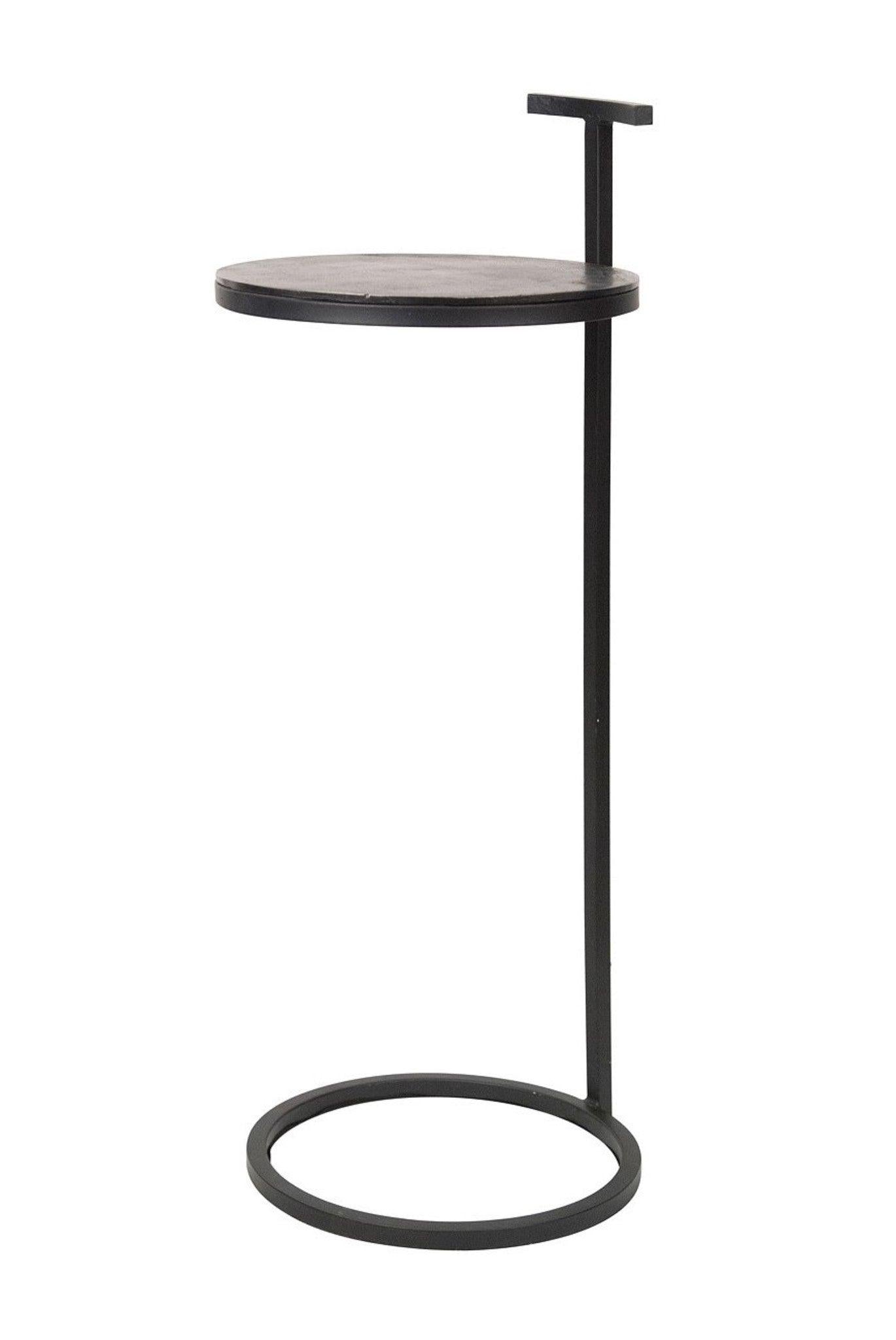 Black Iron Side Table