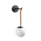 Black Iron Wall Lamp