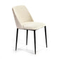 Black Metal Chair W/Fabric