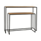 Black Metal Console Set (x2)