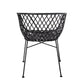 Black Rattan Chair