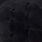 Black Velour Armchair
