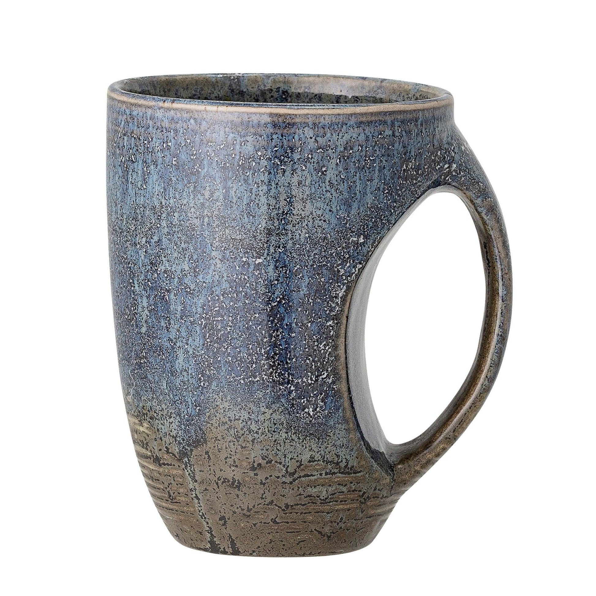 Blue Ceramic Mug Set (x6)