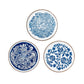 Blue Ceramic Plate Set (x3)