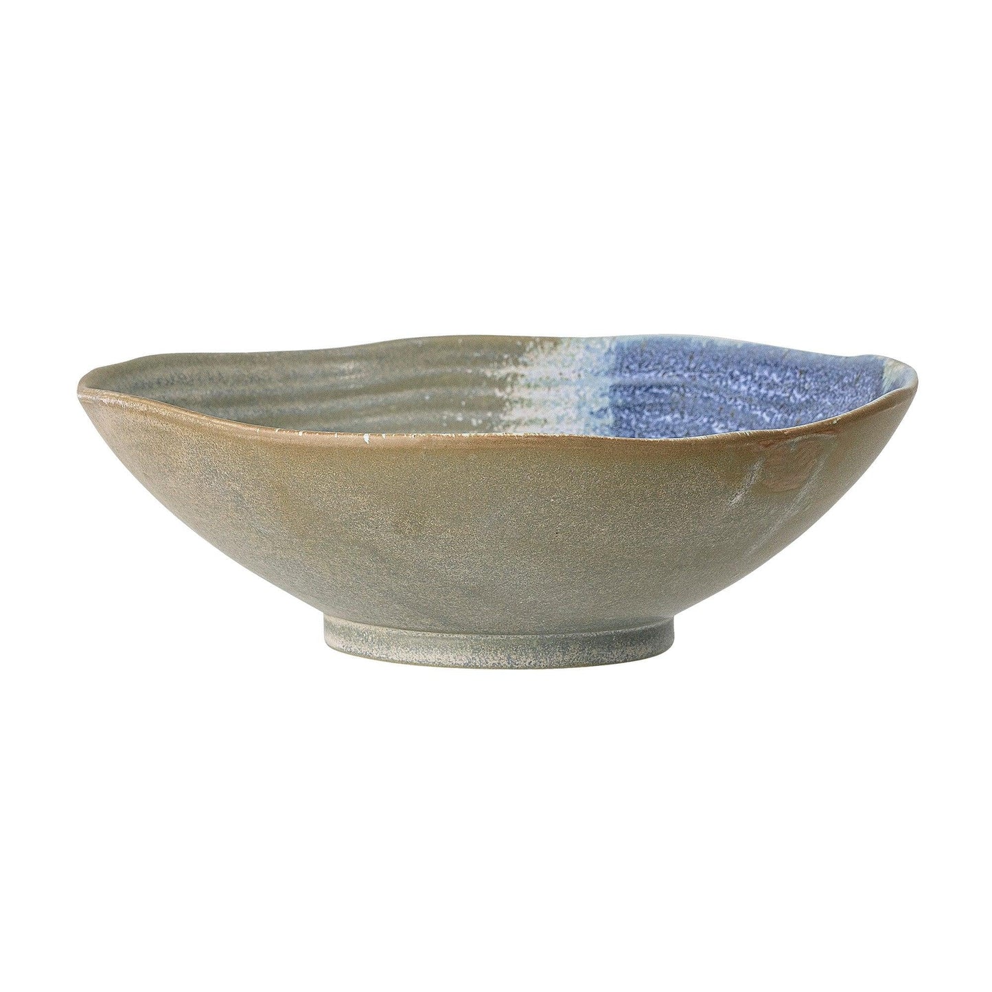 Blue Ceramic Serving Bowl