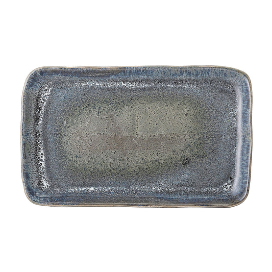 Blue Ceramic Serving Plate