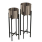 Bronze Aluminium Flower Pot