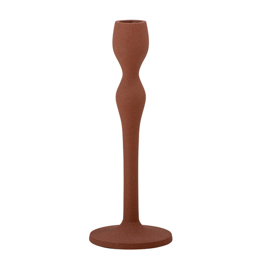 Brown Aluminium Candlestick