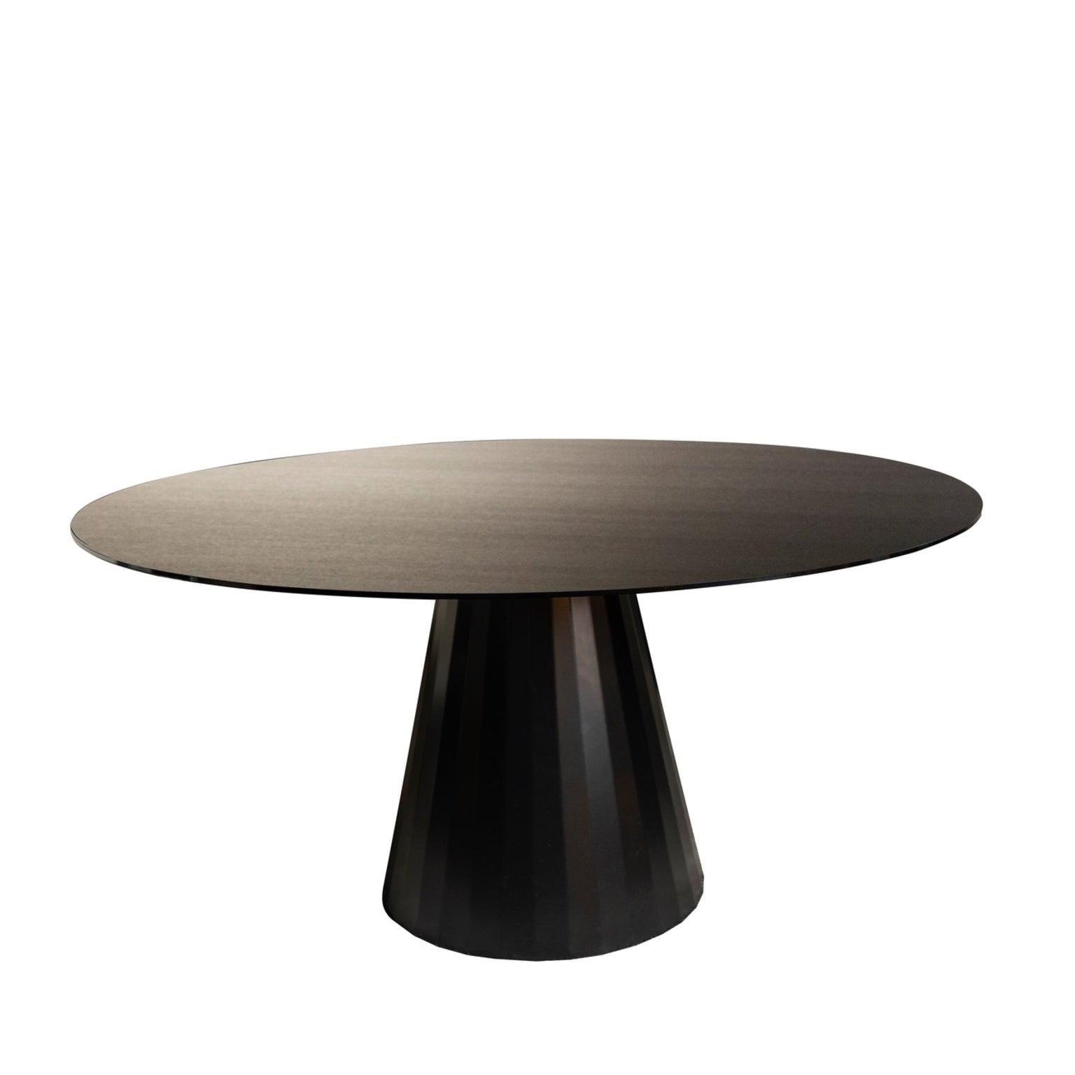 Brown Ceramic Dining Table