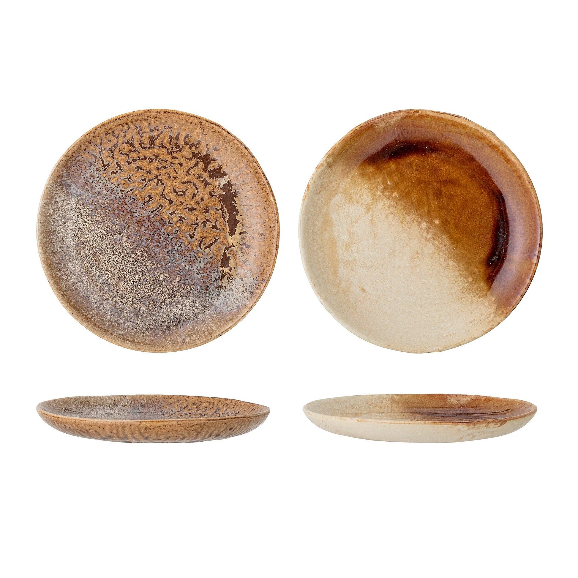 Brown Ceramic Plate set (x2)