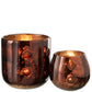 Brown Glass Tealight Holder