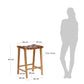 Brown Leather Barstool