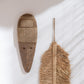 Brown PVC Mask Hanging (Assortment Of 2)