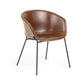 Brown Synthetic Leather Armchair