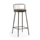 Brown Synthetic Leather Barstool