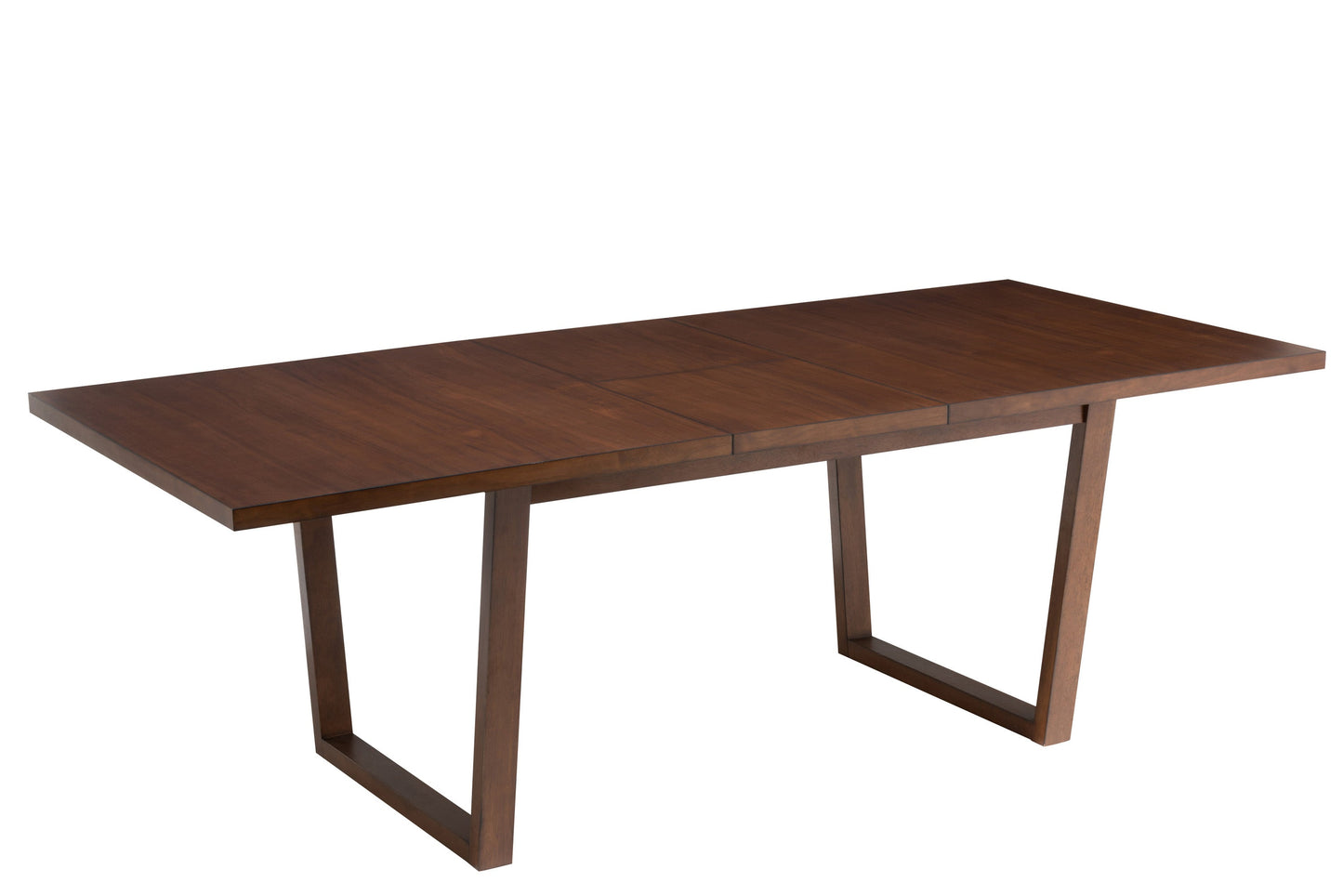Brown Wood Extending Dining Table