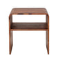 Brown Wood Side Table