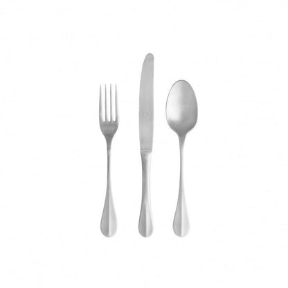 Brushed Stainless Iron Cutlery Set (x24)