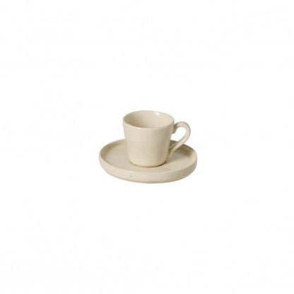Ceramic Coffee Cup & Saucer Set (x6)