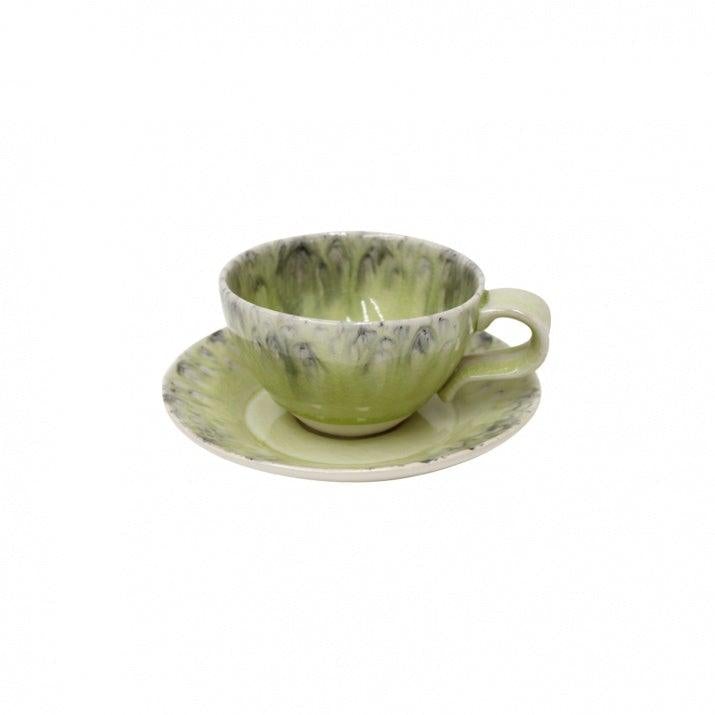 Ceramic Tea Cup & Saucer Set (x6)