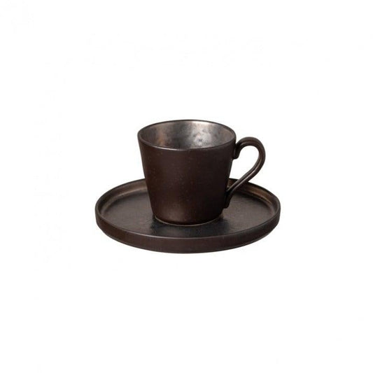 Ceramic Tea Cup & Saucer Set (x6)