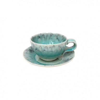 Ceramic Tea Cup & Saucer Set (x6)