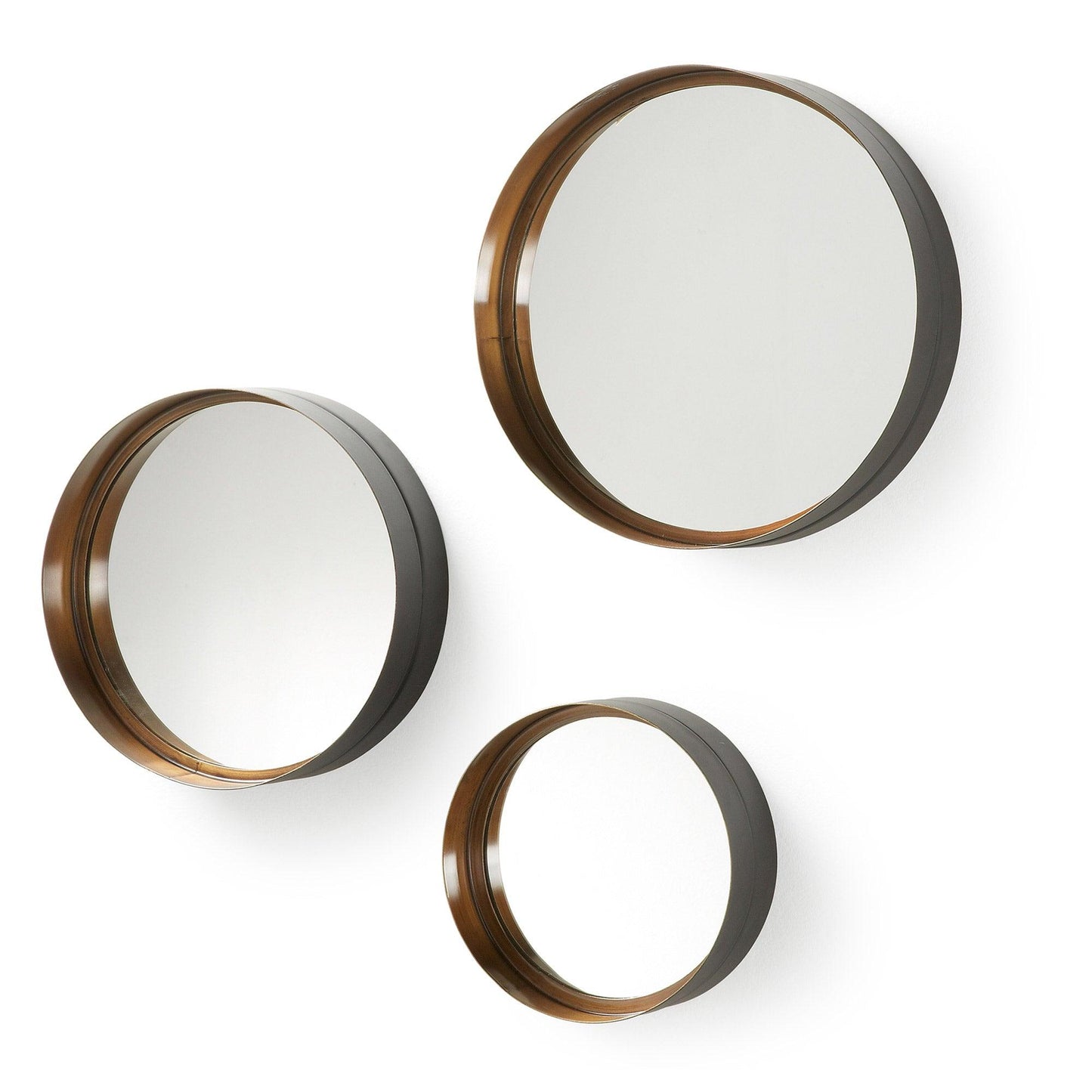 Copper Metal Mirror Set (x3)