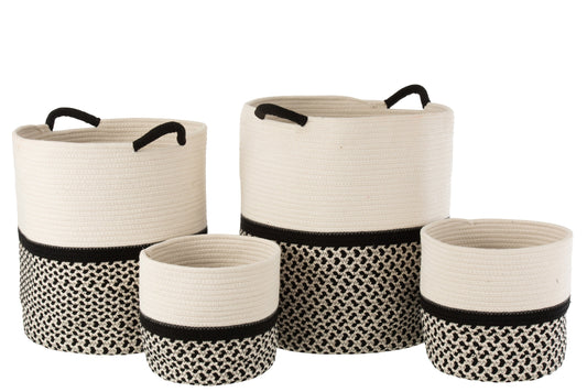 Cotton Basket Set (x4)