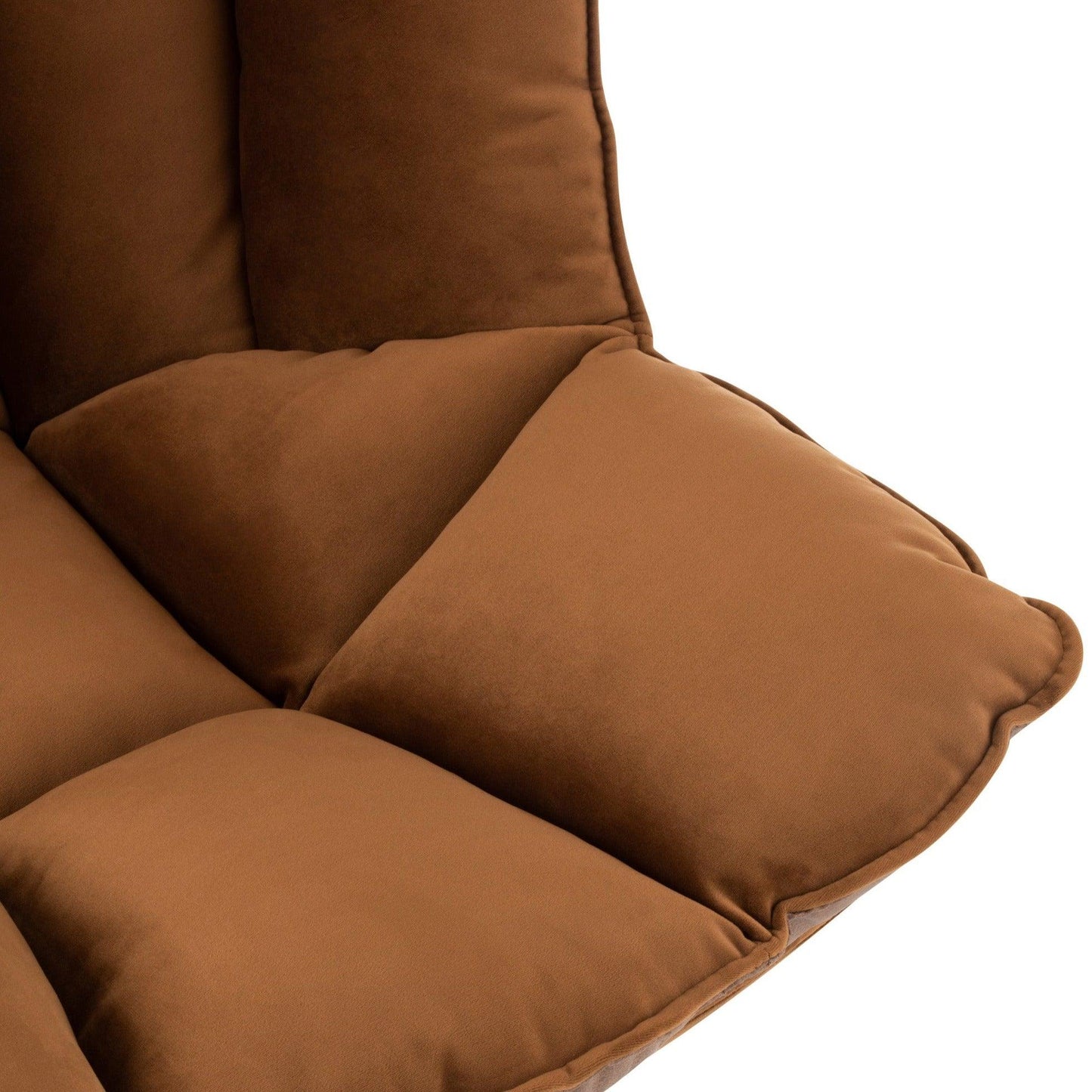 Fabric Armchair W/ Metal Legs