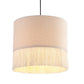 Fabric Ceiling Lamp W/Fringe