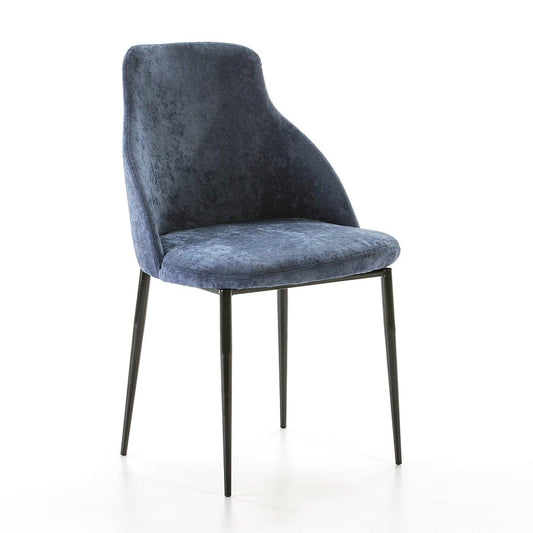 Fabric Chair W/Metal Legs