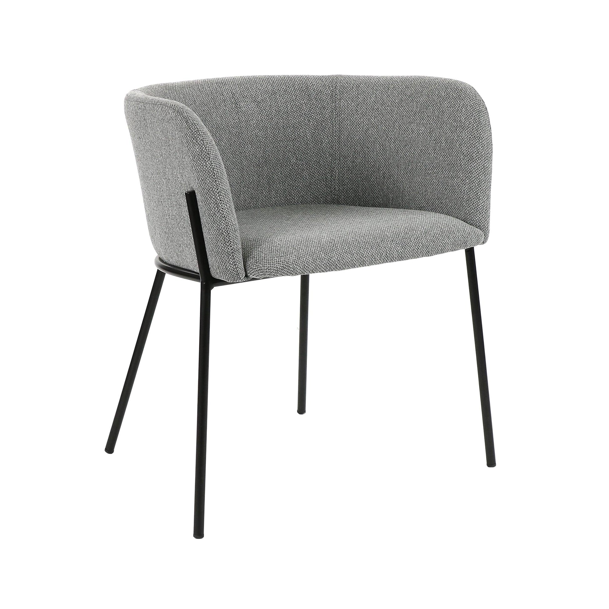 Fabric Chair W/ Metal Legs
