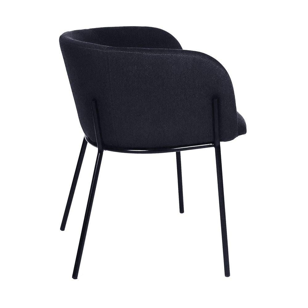 Fabric Chair W/ Metal Legs