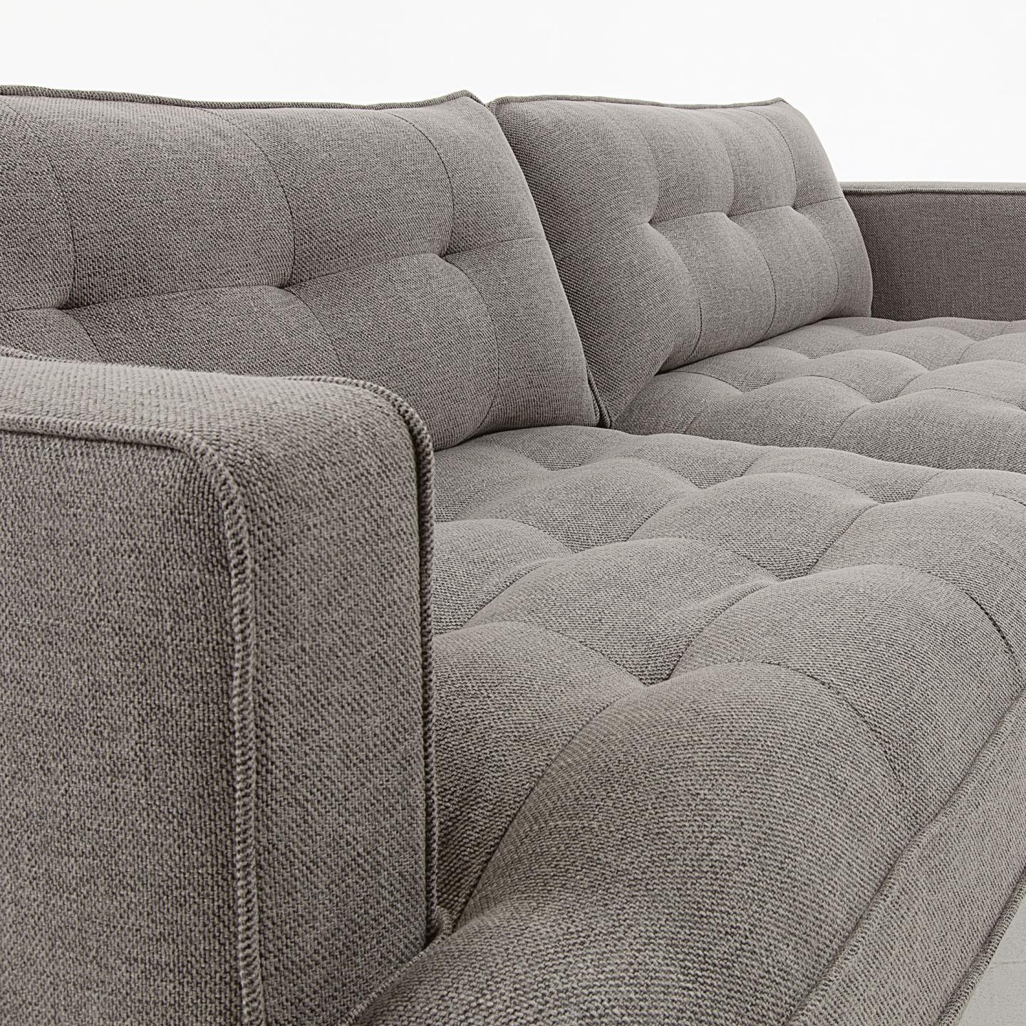 Fabric Sofa W/ Iron Legs