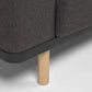 Fabric Sofa W/ Wood Legs