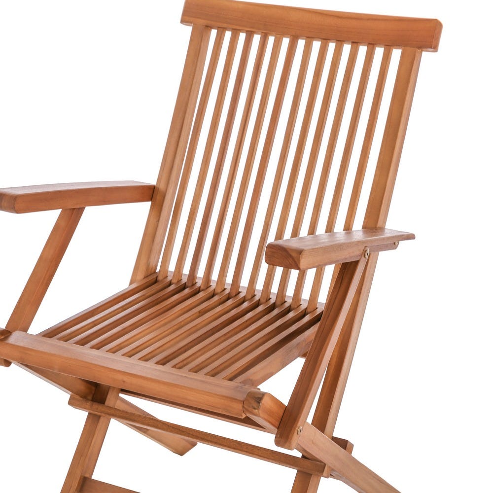 Foldable Nature Wood Armchair