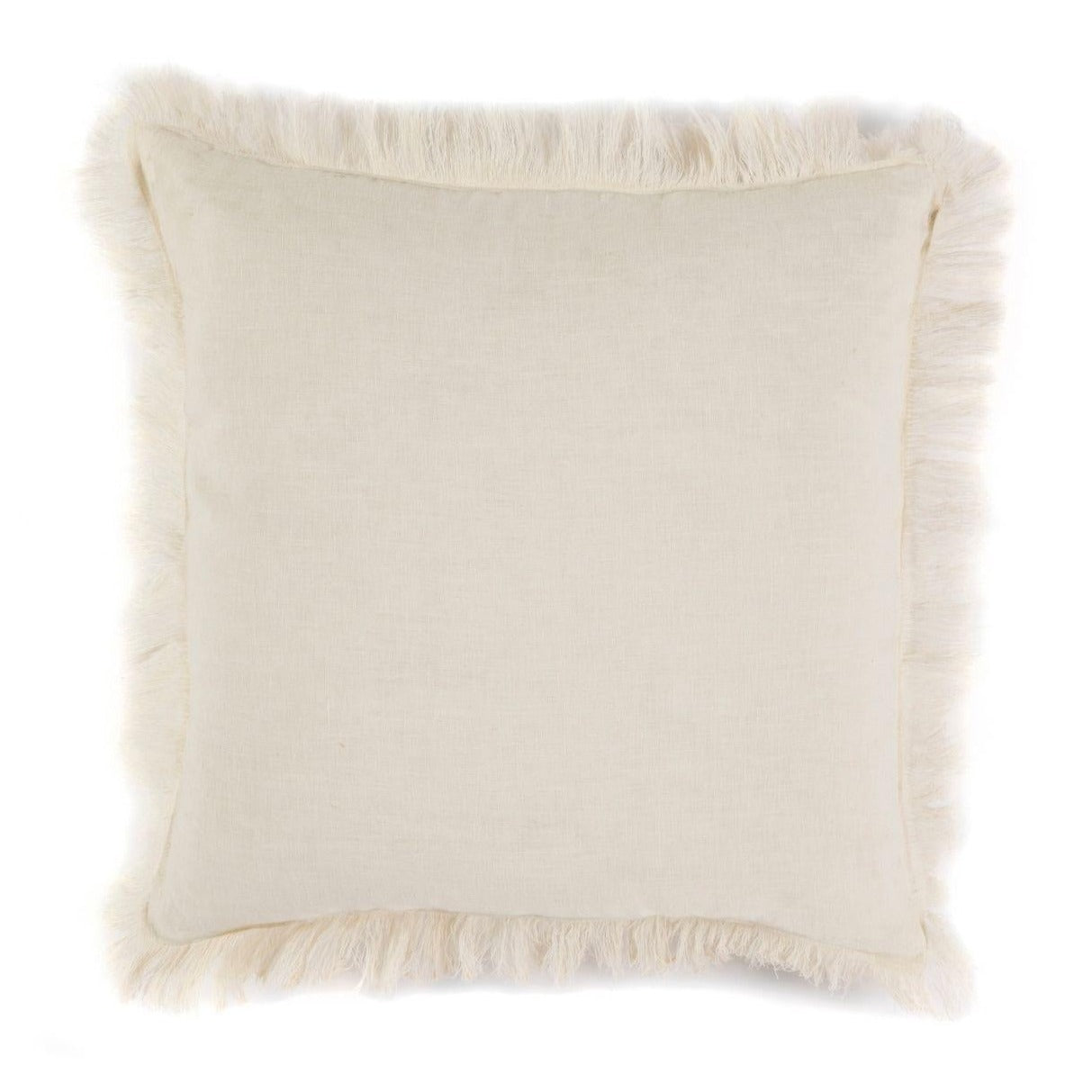 Fringe Cotton Pillow W/ Filler