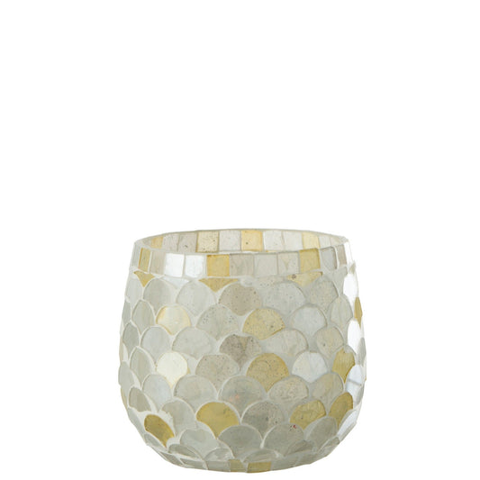 Glass Mosaic Tealight Holder