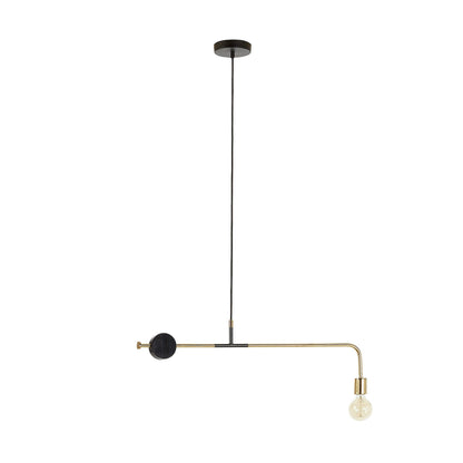 Gold Iron Ceiling Lamp