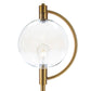 Gold Metal Floor Lamp
