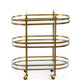 Gold Metal Tea Cart