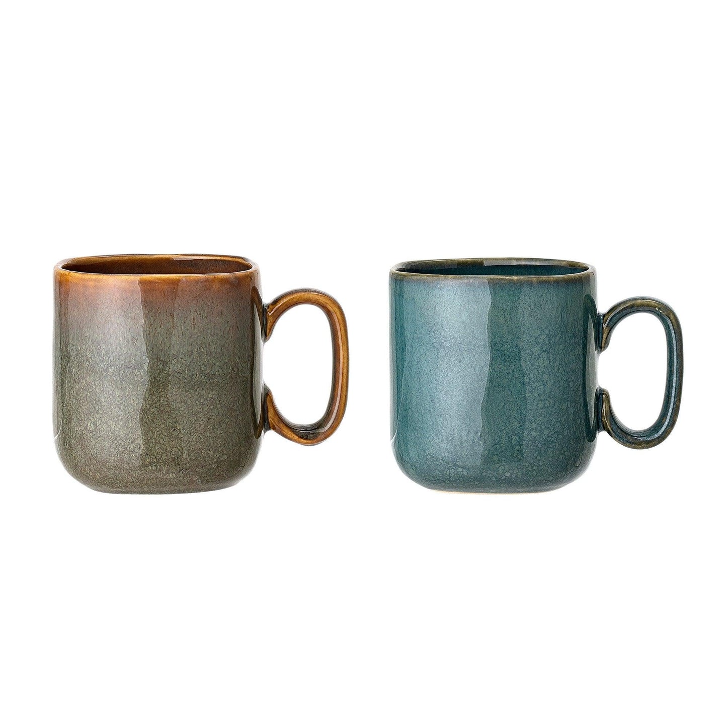 Green Ceramic Mug Set (x2)